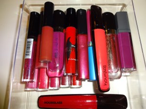 Colored lip glosses 